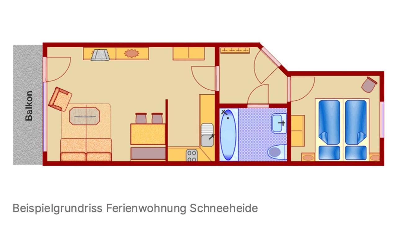 Ferienwohnung Schneeheide Im Feriendorf Sonnenhang Missen-Wilhams Luaran gambar